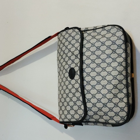 Gucci Handbags - Gucci Blue Messenger Bag/Wallets Authentic Vintage